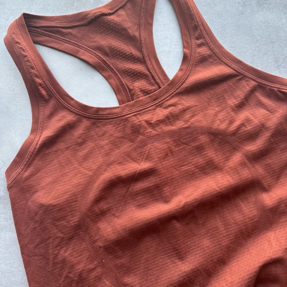 Dark orange lululemon tank top - Picture 7 of 8